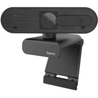 Hama Webcam C-600 Pro 1080p Full HD mit Stereo Mikrofon (PC Webcam mit Autofokus und intelligenter Belichtung für Homeoffice und Gaming, 360 Grad schwenkbar, mit Kamera-Abdeckung, 1/4 Zoll Gewinde für Stative)