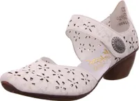 Rieker Damen Spangenpumps 22290-39, 22290-41 RIE-43786 offwhite/offwhite 41 [Schuhe Frau]