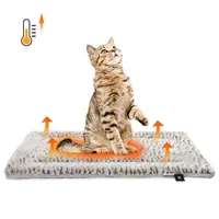 Yakimz Heizdecke Wärmematte Haustiere Hunde Katzenmatte Zeiteinstellung  Heizdecke