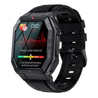 Smartwatch Herren mit Telefonfunktion, 1,85”Touchscreen IP68 Wasserdicht Armbanduhr mit Blutdruckmessung Schlafmonitor, SpO2 Kompatibel mit Android-iOS