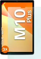 moex® 3x Schutzfolie kompatibel mit Lenovo Tab M10 Plus - Displayschutzfolie Anti Reflex Folie, Matt