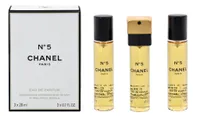 Chanel No 5 Eau de Parfum Twist and Spray 3 x 20 ml ohne Zerstäuber