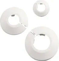 HAAS Klapprosette 62x22mm, we, PP, für Heizkörper 6607
