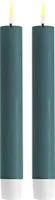 LED Kerze Jade Green Stabkerze 24 cm