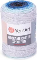 Yarn Art Macrame Bavlna Spectrum 225 m 1304 Grey Blue Šňůra