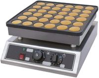1000W Elektrische Waffel Pfannkuchen Maker Maschine Mini Dutch Pancake Baker  4,8 mm Commercial Nonstick Edelstahl 36 Löcher