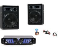 1200W Party DJ PA Anlage Boxen Verstärker DJ-607