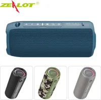 ZEALOT S49PRO tragbarer Bluetooth-Lautsprecher, BT5.2 | RGB-Lichteffekt | 20 W Leistung | IPX6 wasserdicht, unterstützt Aux, FM, TF-Karte, USB, BT-Verbindung, blau
