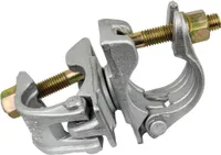 GeZu Impex® Drehkupplung Gerüstschelle 48 x 48 mm mit Bundmutter SW 22 Kupplung Doppelschelle 360°, Gerüstkupplung