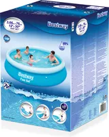 Bestway Fast Set Aufblasbarer Swimmingpool Rund 366x76 cm 57273