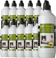12 Liter Hochleistungs Bioethanol / Bioalkohol für Ethanol Kamine (Hergestellt in Deutschland)