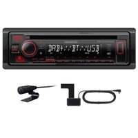 KENWOOD KDC-BT450DAB USB Autoradio Bluetooth Digitalradio MP3 inkl DAB Antenne