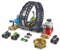 Hot Wheels Monster Trucks Looping-Challenge Spielset inkl. 2 Spielzeugautos