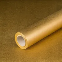 Geschenkpapier, Gold, Geburtstagspapier, Weihnachtspapier, glatt, 0,70 x 10 m