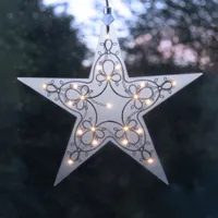 Gwiazda wisząca ciepła biała Led LEIA 35 cm