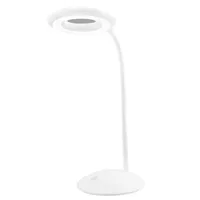 Stolní lampa LED s lupou, Ø 14,8 cm
