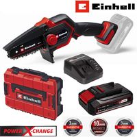 Einhell Astkettensäge GE-PS 18/15 Li BL 18V,mit Akku 2.5 Ah, Ladegerät + Koffer