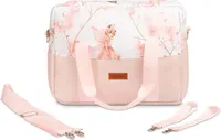 SENSILLO - Wickeltasche Kinderwagen Organizer - Kinderwagentasche mit Reißverschluss - Rosa