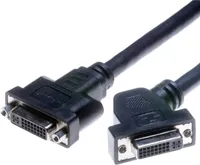 Lyndahl LKPK004 DVI-I Adapterkabel f. Frontplattenmontage (F Winkel/F) Länge 0,2