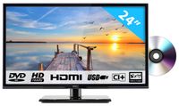 HKC 24C2NBD 61 cm (24 Zoll) LCD-Fernseher, LED-Backlight, 60 Hz, DVB-T/-T2/-C/-S2 Empfänger, CI+