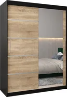 Kleiderschrank, Schiebetürenschrank Schlafzimmer, Schrank mit Spiegel VERONA 2 150 cm