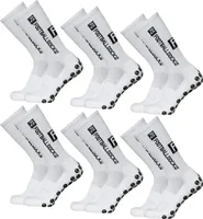 SGEBEST Fußballsocken 6 Paar-Pack Sportsocken Rutschfeste Sportstrümpfe gr.35-38