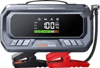 YaberAuto YA90 przenośny rozrusznik samochodowy z kompresorem powietrza 160PSI, 6000A 65W ładowanie akumulatora samochodowego Rozrusznik akumulatorowy