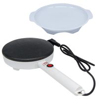 Crepes Maker elektr. Crepespfanne Pfannkuchenmeister rund 20cm antihaftbeschicht Crepes Maker elektr. Crepespfanne Pfannkuchenmeister rund 20cm antihaftbeschicht