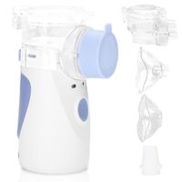 Lospitch Inhalatoren Tragbarer Handvernebler Machine Mesh Steam Inhalator für Kinder, Erwachsene