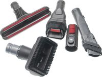 vhbw 5-tlg. Düsen-Set kompatibel mit Dyson V7, SV10, V8, V10, V12 Detect Slim Absolute, SV11 Staubsauger Rot Schwarz Grau