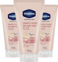 3 x Vaseline Handcreme Healthy Hands & Stronger Nails je 75ml mit Keratin Gepflegte Hände