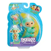Fingerlings Interaktivní figurka Opička zelená a modrá Ava