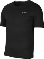Nike M Nk Df Miler Top Ss Black/Reflective Silv L
