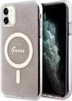 Guess GUHMN61H4STP puzdro pre iPhone 11 6,1 palcový ružový pevný 4G MagSafe