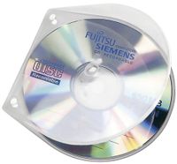 Veloflex® 4365 000 CD/DVD-Hüllen - Hardbox zum Abheften, 10 Stück