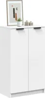 vidaXL Schuhschrank Weiß 59x35x100 cm Holzwerkstoff