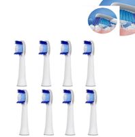 8 Stk zahnbürsten Aufsteckbürsten geegnet für S15 S26 S32-4 Puls Sonic Ersatz slim Zahnbürsten Clean Zahnbürstenaufsatz