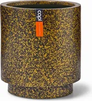 Capi Europe Gefäß zylinder Terrazzo Gold - 11x12 - Gold