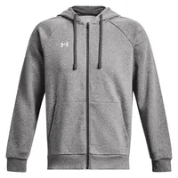 Under Armour Grey Reißverschluss Rivale Hoodie – L