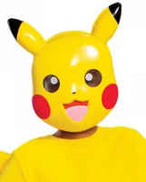 Klassisches Pikachu Kostüm mit Maske für Kinder Größe: M 7-8 Jahre