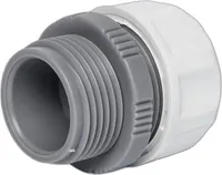 Übergangs- Schlauchstück 1/2" Schlauchstück und 3/4" Außengewinde