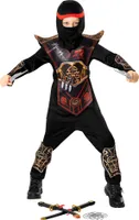 Kinder Rot Ninja Kostüm