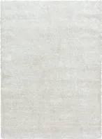 Teppium Hochflor Teppich Einfarbig Super Weich Wohnzimmer Teppich Shaggy Flauschig Soft, Natur, 60 x 110 cm