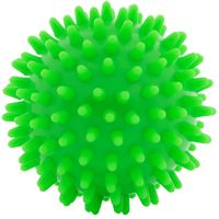 ScSPORTS® Igelball - Einzeln, 8cm, Anti Stress, Grün - Massageball, Faszienball, Stachelball, Ball mit Noppen, Igelbälle für Therapie, Fußmassage