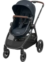 Maxi-Cosi Zelia 3 Kinderwagen Luxe 2in1, Wendesitz, Einhandklappbar, incl Babywanne geeignet ab Geburt bis ca. 4 Jahre, 0-22 kg, Essential Graphite - Grau