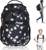 Schulrucksack Mädchen Elephant Hero Signature Rucksack Schultasche  12842 Black Flower - Schwarz
