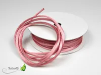 10m Rolle Flechtkordel Satin 2mm, Farbe:dunkel altrosa 149D