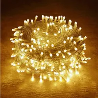 20M 200LEDs, 8 Lichtmodi, IP44 Wasserdichte LED Weihnachten Lichterkette, Außen Garten Streifen Licht, Innendeko Licht, Party Beleuchtung, Warmweiß