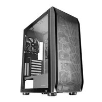 Mars Gaming MC-PRO2 Tower Schwarz  Mars Gaming Produktfarbe: Schwarz, Anzahl USB 3.2 Gen 1 (3.1 Gen 1) Typ-A Ports: 1, Typ: PC, Formfaktor: Tower, Anzahl USB 2.0 Anschlüsse: 2, Unterstützte Motherboards Formfaktoren: ATX, EATX, micro ATX, Mini-ITX, Anzahl der 3,5" Erweiterungseinschübe: 2, Netzteil enthalten: Nein, Unterstützte Hard-Disk Drive Größen: 3.5 Zoll