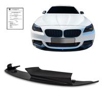 Front Spoiler Lippe Cup schwarz MATT mit ABE passend für BMW 5er F10 F11